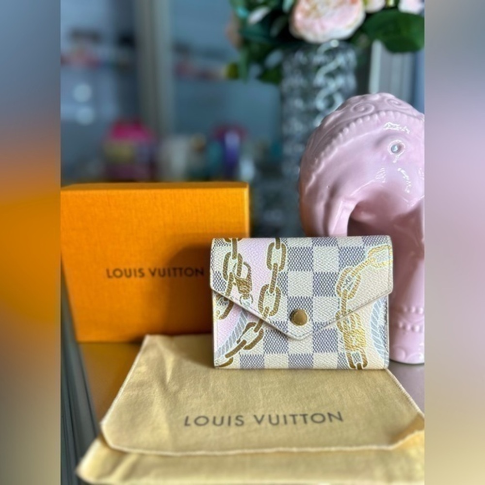 Louis Vuitton Damier Azure Nautical Ropes & Chains Wallet